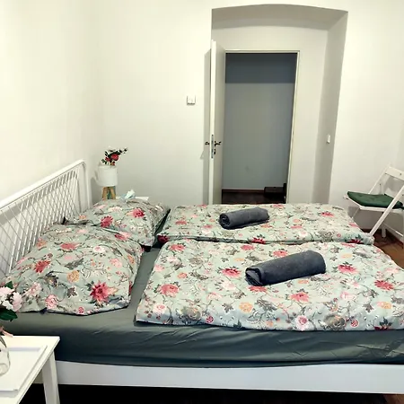 Pansiyon With Double Bed In Zizkov - Shared Bathroom Prag